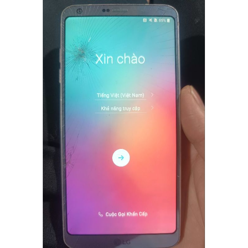 Cụm xác LG G6 máy còn sống bị Mk