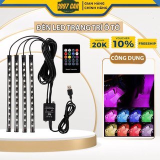 Đèn Led Gầm Ô Tô – Có Kèm Remote Điều Khiển Chế Độ Nháy Tùy Chọn