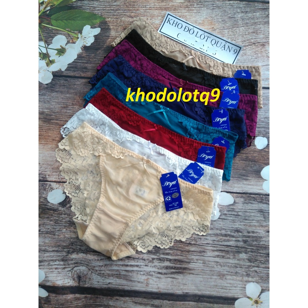Quần Lót Ren phối lưới Boya, quần chip nữ boya