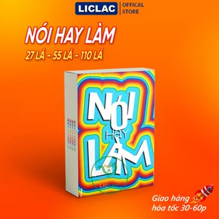 Bài Nói hay Làm ver 27 lá, 55 lá, 110 lá Sự Thật hay Thử Thách gắn kết bạn bè, Bài Nhậu cho nhóm bạn