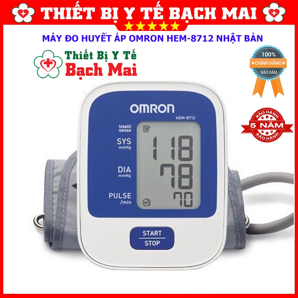 Máy Đo Huyết áp Omron HEM-8712 [CHÍNH HÃNG NHẬT BẢN]