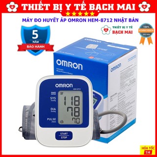 Máy Đo Huyết áp Omron HEM-8712 [CHÍNH HÃNG NHẬT BẢN]