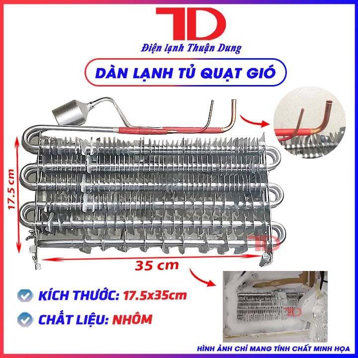 Dàn Lạnh Tủ Quạt Gió 35X17.5 Cm