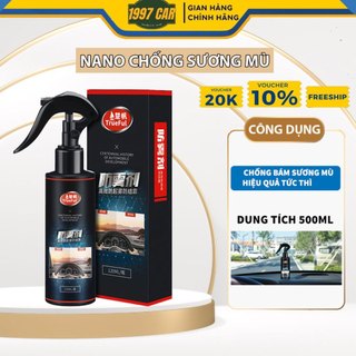 Nano Phủ Kính Chống Sương Mù – Chống Hơi Nước Trên Kính Xe Ô Tô Lọ 120ML