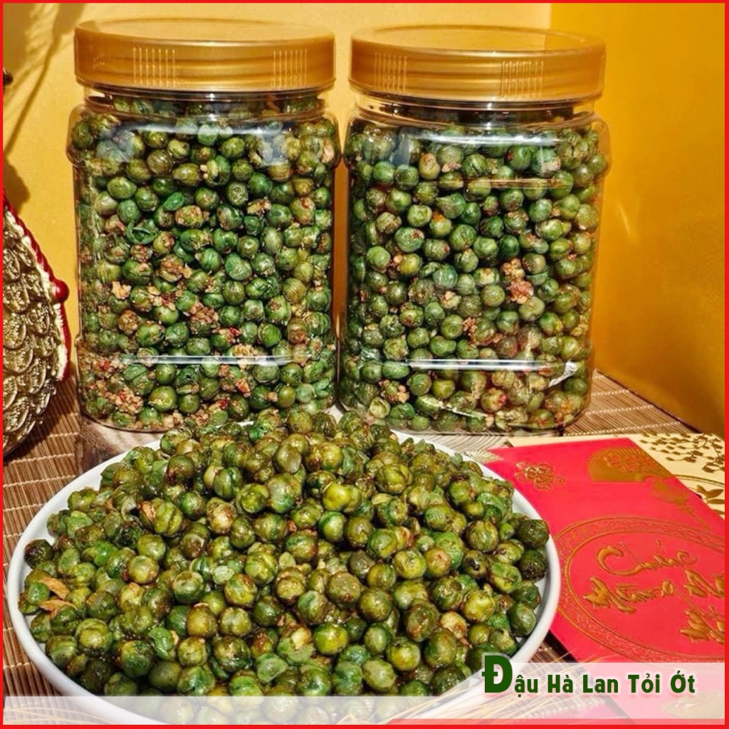 <HŨ 550g> ĐẬU HÀ LAN TỎI ỚT
