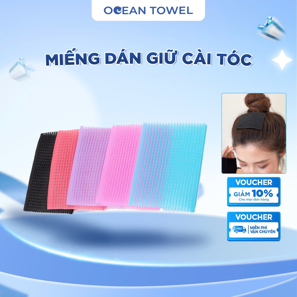Set 2 Miếng Dán Tóc, Dán Mái Tự Dính Giúp Cố Định Tóc Khi Trang Điểm