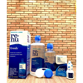  Dung dịch nước ngâm lens Renu 355ml 120ml - Nước nhỏ mắt Renu 8ml - Bausch & Lomb - USA 