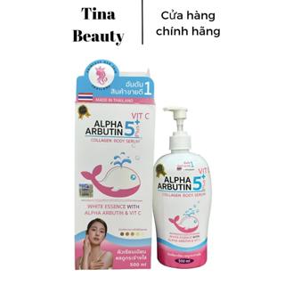   Mẫu Mới 5 Plus  Dưỡng Thể Alpha Arbutin Thái Lan Chai 500ml 