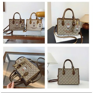 Túi Xách Nữ - Sét Gấu Công sở Size 25cm  Kèm Dây Đeo dài - Hàng Chuẩn full phụ kiện