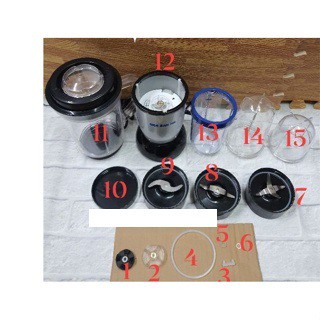 Linh kiện máy xay sinh tố Magic bullet, sunhouse, kangaroo