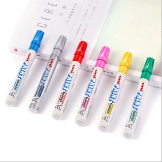 Bút sơn Uni paint marker PX - 20 giày màu trắng đen viết trên mọi chất liệu không phai màu bong tróc
