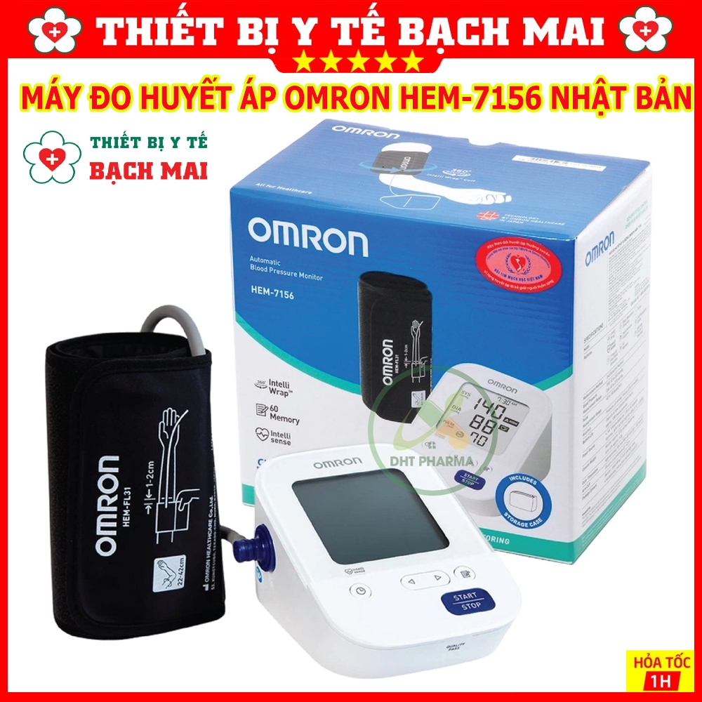 Máy Đo Huyết Áp Tự Động Omron HEM-7156