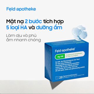 Mặt nạ ngủ cấp ẩm dưỡng trắng da 2 màng khóa FELD APOTHEKE Hg-100 Overnight Mask