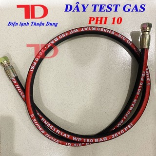 Dây thử máy điều hòa, dây test gas phi 6 phi 10 phi 12