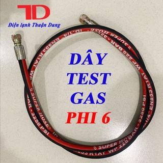 Dây thử máy điều hòa, dây test gas phi 6 phi 10 phi 12