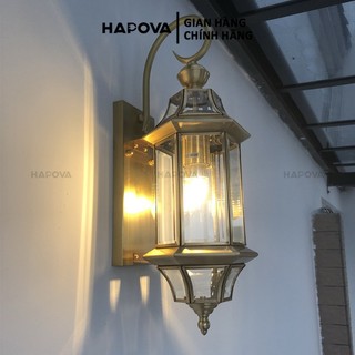 Đèn gắn tường bằng đồng cao cấp HAPOVA OFIGA 6018 + Tặng kèm bóng led A60