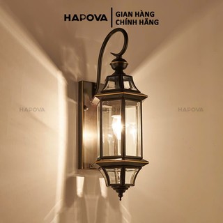Đèn gắn tường bằng đồng cao cấp HAPOVA OFIGA 6018 + Tặng kèm bóng led A60