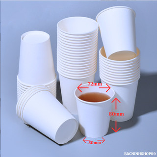 [50 Chiếc] Cốc giấy 210ml_7oz cao cấp dùng 1 lần