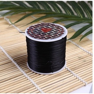 Chỉ nối tóc cao cấp cuộn dày, bền dai có nâu và đen kèm kéo cắt chỉ _TDCN