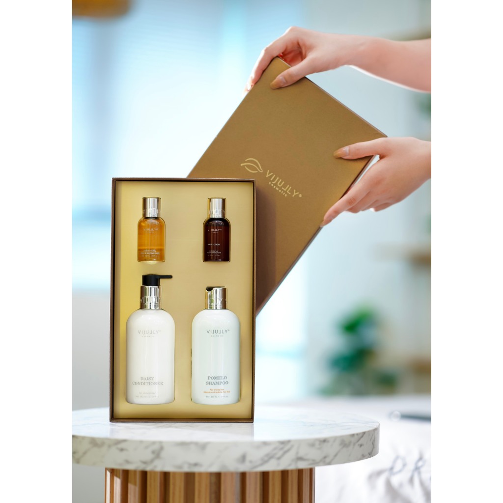 (Mua 2 Tặng 2) Bộ Gội Xả Ngăn Rụng - Phục Hồi Tóc ViJully Cosmetic