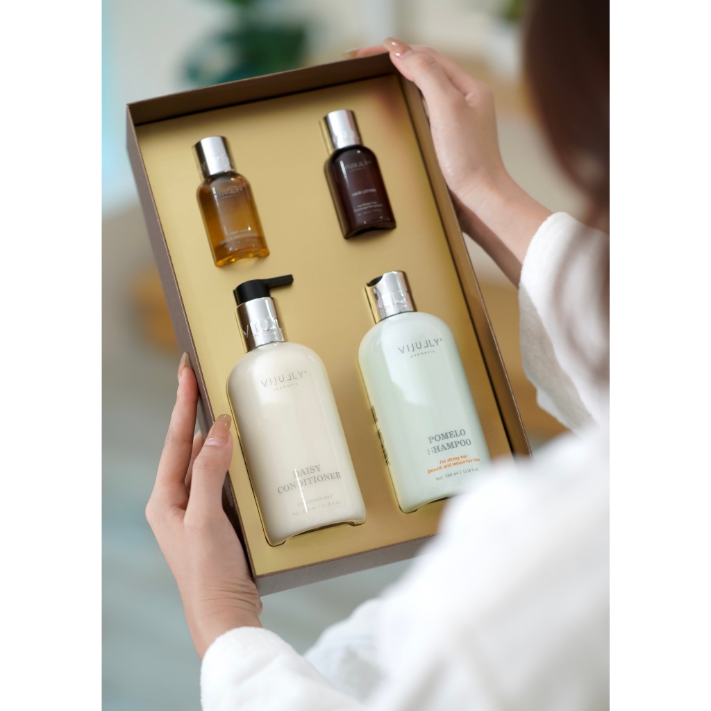 (Mua 2 Tặng 2) Bộ Gội Xả Ngăn Rụng - Phục Hồi Tóc ViJully Cosmetic