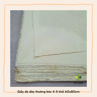 Giấy dó dày bóc 5-6 khổ 60x80cm dùng để vẽ tranh, viết thư pháp, làm thủ công - giấy dó truyền thống Việt Nam