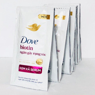 Dây xả Dove Ngăn gãy rụng tóc 6g x 10 gói