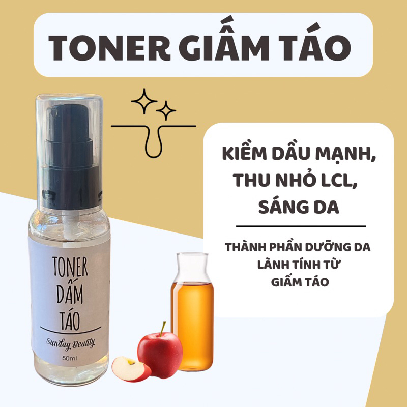 Toner giấm táo handmade
