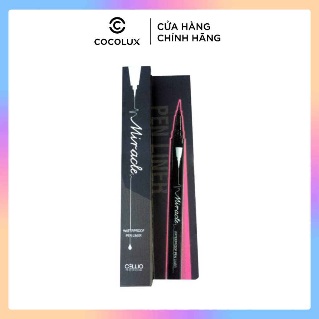Dạ Kẻ Mắt Cellio Miracle Waterproof Pen Liner 0.8g