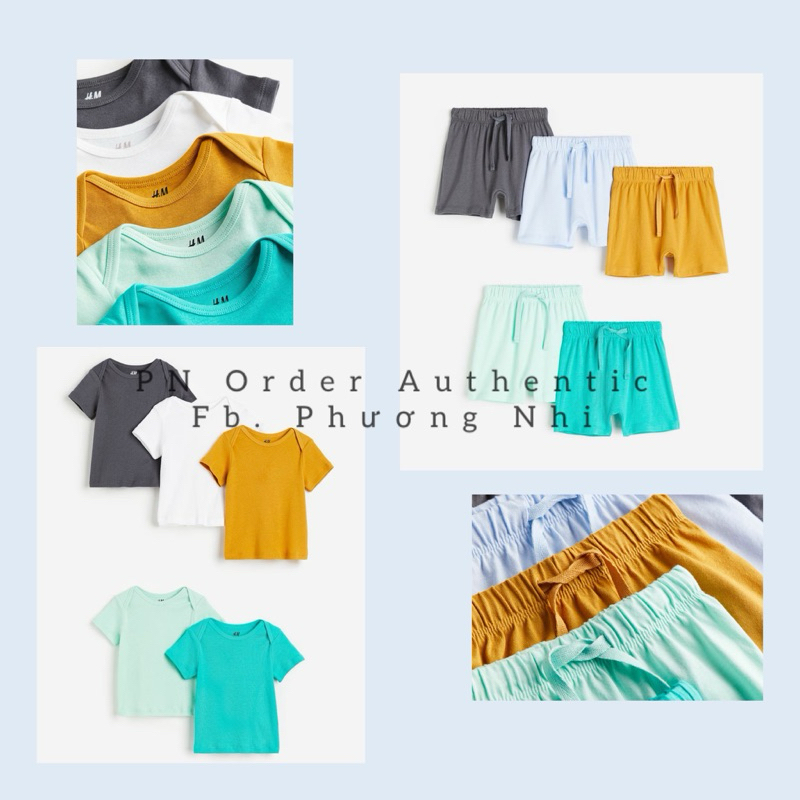 Set 5 áo/5 quần HM aut