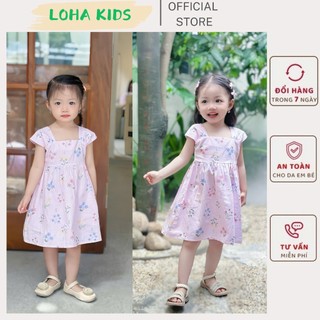 Váy thô lụa chất mềm mát cho bé 5520