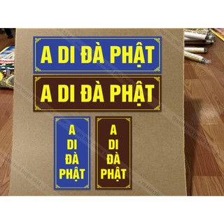 [CHỮ NGANG] Decal dán A Di Đà Phật dán tường,cột điện..