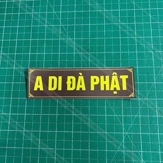 [CHỮ NGANG] Decal dán A Di Đà Phật dán tường,cột điện..