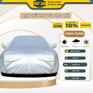 Bạt Phủ Ô Tô 3 Lớp Loại Dày ( Cháng Nhôm Cách Nhiệt Hiệu Qủa ) - Bạt Phủ Xe Ô Tô Toàn Xe