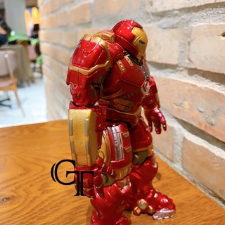 Mô hình figure | Mô hình Iron man giáp Hulk Buster | Loại có đèn | Size 18cm