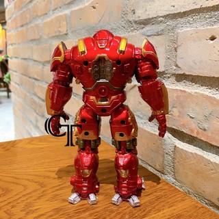 Mô hình figure | Mô hình Iron man giáp Hulk Buster | Loại có đèn | Size 18cm