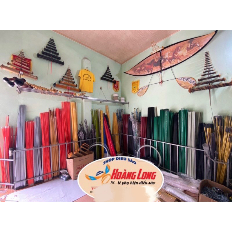 Cacbon làm diều lắp ghép - cần câu - nan diều - khung diều