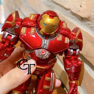 Mô hình figure | Mô hình Iron man giáp Hulk Buster | Loại có đèn | Size 18cm