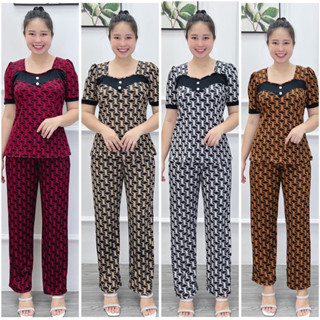 TL63 Đồ bộ trung niên chất thun tăm lạnh 45-80kg