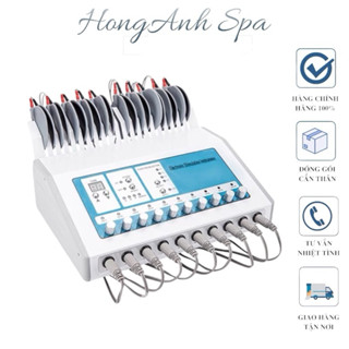 LOẠI 1 DÂY DÀI 2.5M  ĐIỆN XUNG 10 CỔNG- MÁY ĐIỆN XUNG TRUNG TẦN 10 CỔNG