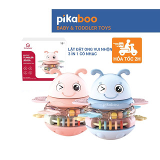Đồ chơi lật đật Pikaboo, các kiểu hình xinh xắn, tích hợp 3 in 1, âm thanh vui nhộn, có gặm nướu