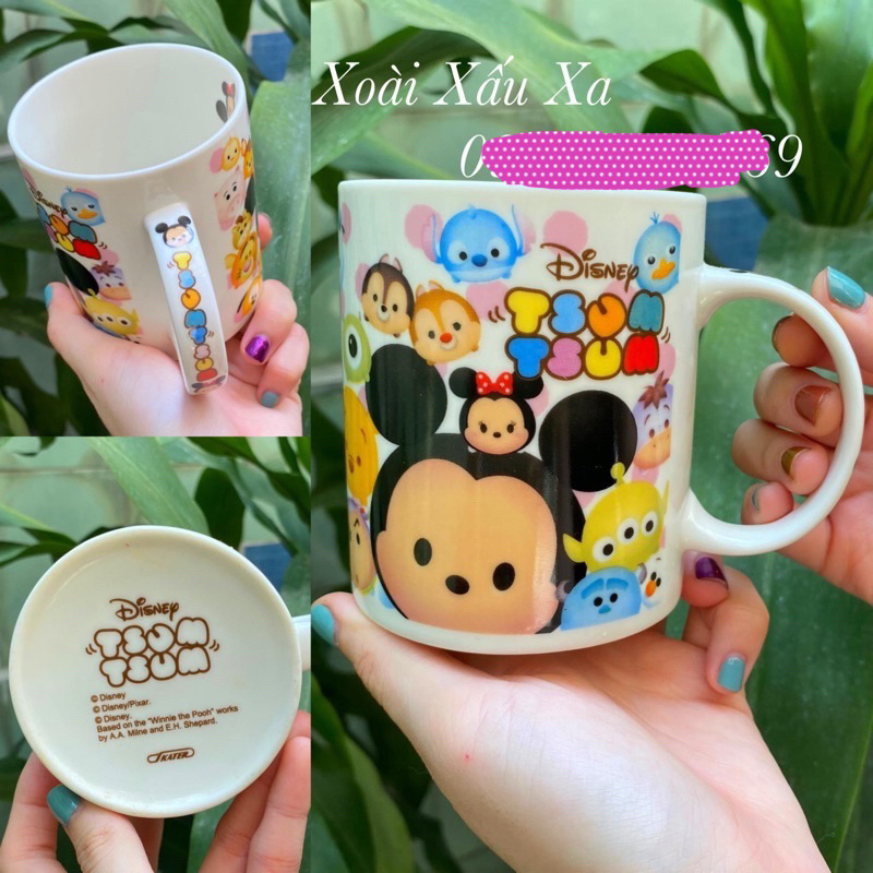 ly sứ hoạt hình tsum tsum disney