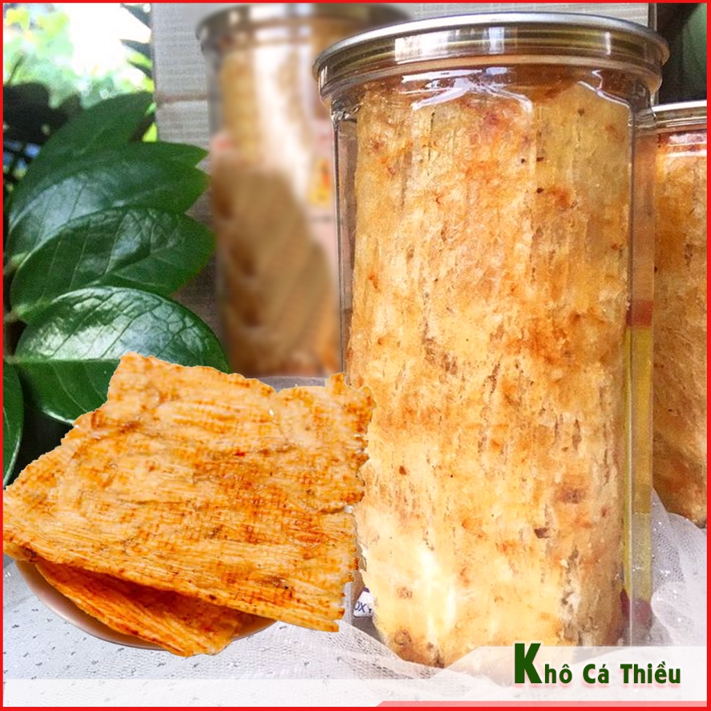 <Lon pet 200G> KHÔ CÁ THIỀU MIẾNG