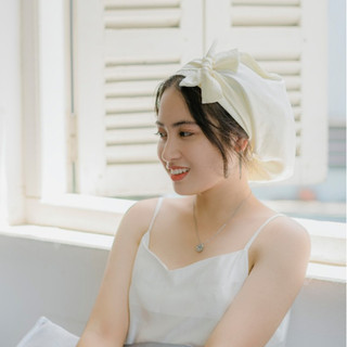  Mũ trùm tóc lụa tơ tằm dùng khi ngủ CỔ CHẤT SILK 100% thiên nhiên bảo vệ tóc khỏi hư tổn tránh rụng tóc giữ nếp 