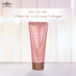 Sữa rửa mặt chống lão hóa , giữ ẩm, làm mềm da giúp cho làn da được trẻ hóa  BEBECO Collagen Super Balance Foam Cleanser