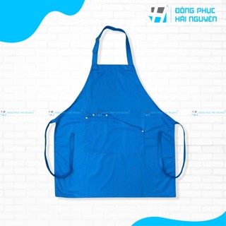 Tạp dề đồng phục tạp dề bếp tạp dề pha chế cao cấp vải kaki cotton Hàn Quốc dành cho Nam Nữ