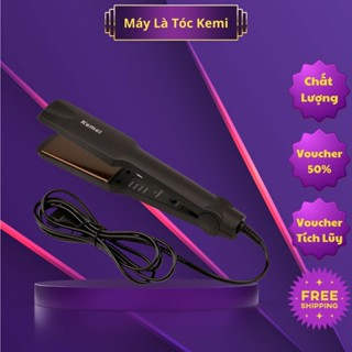 Máy Là Tóc Duỗi Tóc 4 Nấc Nhiệt Bản Pro Size To KEMEI PRO_KM329 - Máy tạo kiểu tóc, Bảo Hành 12 Tháng Rất Dẽ Sử Dụng New