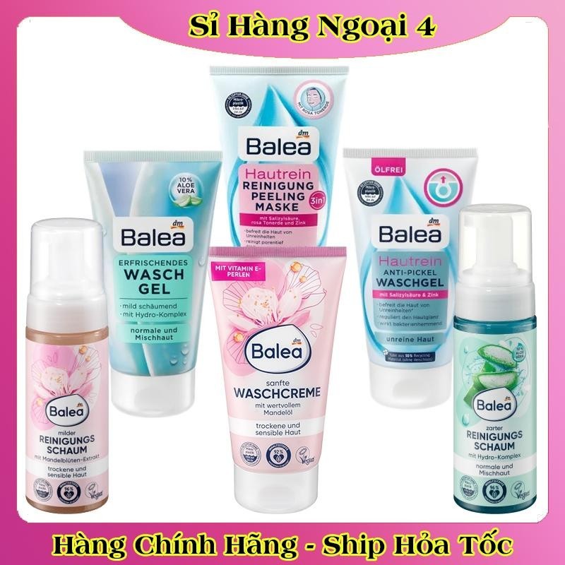 [DATE MỚI] Sữa rửa mặt Balea, gel rửa mặt Balea 150ml làm sạch sâu, sáng mịn da của Đức