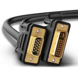 Cáp chuyển dvi 24+5 sang vga dài 1.5m ugreen 11617 , dây dvi sang vga dài 1.5m xịn