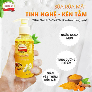 Sữa rửa mặt nghệ kén tằm nghệ